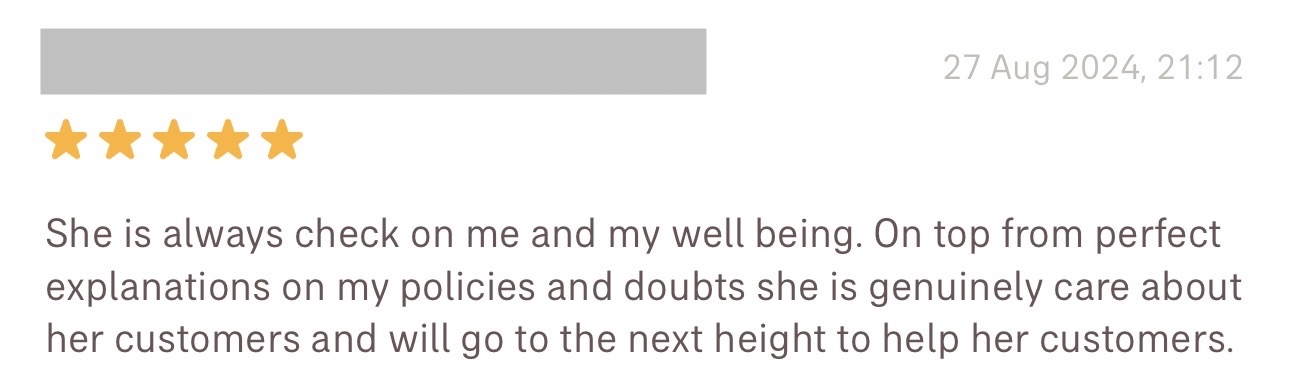 Five-star review on policy explanations